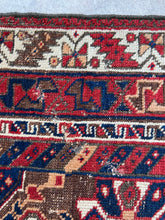 Load image into Gallery viewer, Vadood, antique Afshar tribal rug, 4x5’