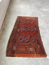Load image into Gallery viewer, Alexei, Antique Turkmen Chuval or bag face tribal rug , 3’3 x 6’3