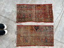 Load image into Gallery viewer, Matching tiny rug fragments