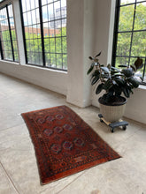 Load image into Gallery viewer, Alexei, Antique Turkmen Chuval or bag face tribal rug , 3’3 x 6’3