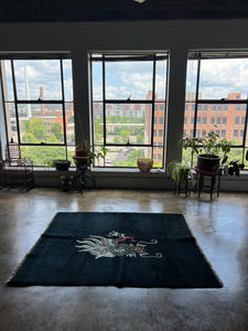 Jigme, Tibeton dragon rug, 5' x 5' 10"