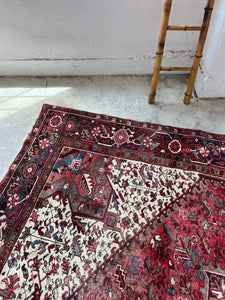 Jaslyn, vintage Persian Heriz, 9’5 x 11’8