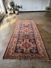 Load image into Gallery viewer, Kamran, antique Persian Ardabil runner, 4’7-10’4
