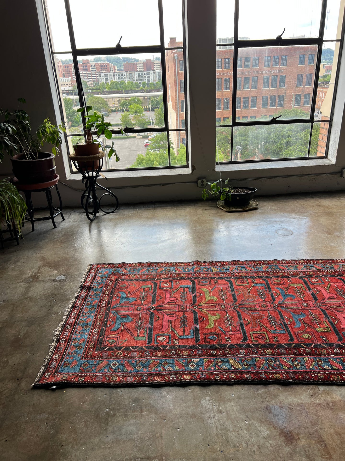 Zari, antique Persian Malayer runner, circa 1920s, 3’10 x 12’8