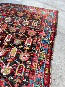 Orang, vintage Hamadan scatter rug, 2’6 x 4’8