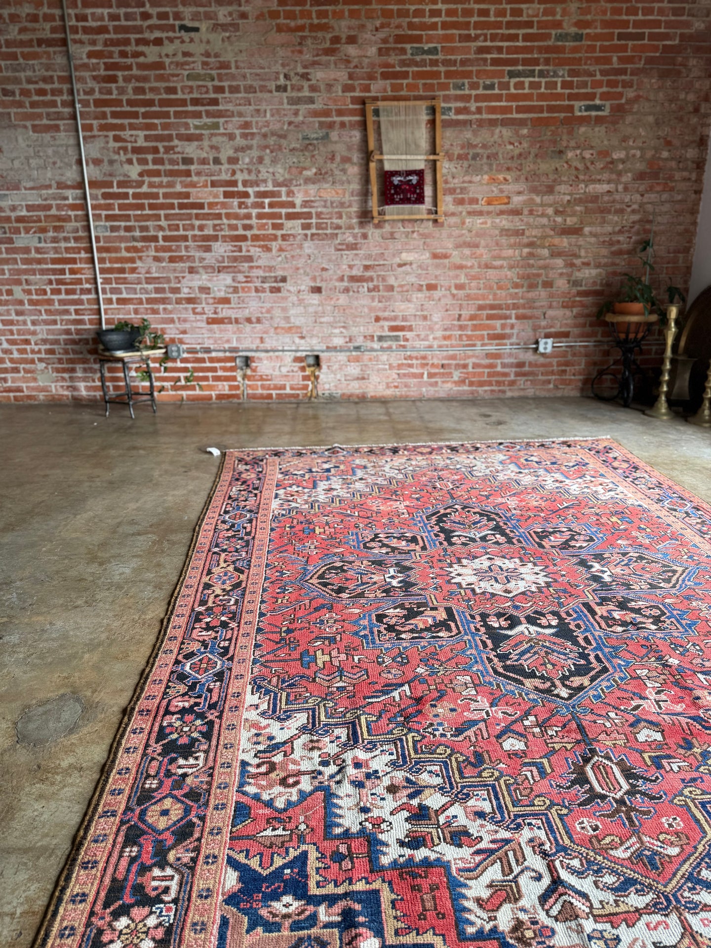 Abtin, vintage Persian Heriz, 7’8 x 11’5