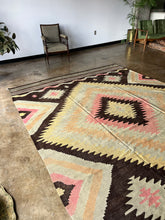 Load image into Gallery viewer, Lale, vintage Turkish kilim, 8’6 x 11’2
