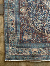 Load image into Gallery viewer, Ruhi, vintage Kashmir scatter rug, 4’6 x 7’6

