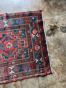 Mendel, vintage Persian Heriz runner 3’2 x 11’5