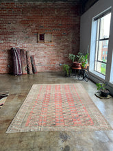 Load image into Gallery viewer, Aazar, vintage Afghan rug, 6 x 8’3
