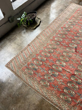 Load image into Gallery viewer, Aazar, vintage Afghan rug, 6 x 8’3
