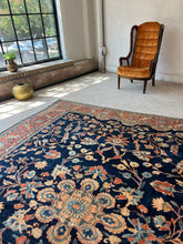 Load image into Gallery viewer, Barkev, antique Persian Lilian rug, 9’9 x 11’9
