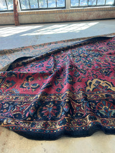 Armig, antique Persian Lilian rug, 8’10 x 11’8