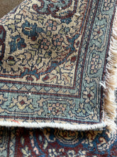 Load image into Gallery viewer, Ruhi, vintage Kashmir scatter rug, 4’6 x 7’6
