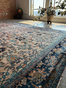 Amalia, antique Persian Lilian 9’1 x 12’7