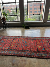 Load image into Gallery viewer, Zari, antique Persian Malayer runner, circa 1920s, 3’10 x 12’8
