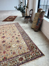 Load image into Gallery viewer, Golab, antique Camel Hair Malayer circa 1920s, 6’9 x 9’8

