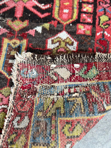 Orang, vintage Hamadan scatter rug, 2’6 x 4’8