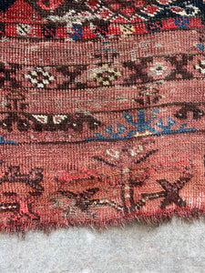 Farrokh, antique Turkomen tribal rug, 3’3 x 5