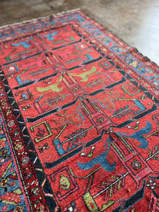 Zari, antique Persian Malayer runner, circa 1920s, 3’10 x 12’8