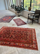 Load image into Gallery viewer, Delbar, vintage Persian Malayer, 4’3 x 6’9
