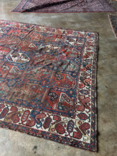 Load image into Gallery viewer, Jabari, Antique Persian Shiraz tribal rug, 7’5 x 9’8
