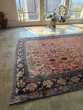 Load image into Gallery viewer, Amalia, antique Persian Lilian 9’1 x 12’7
