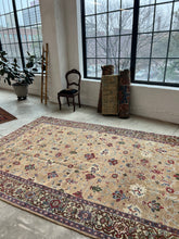 Load image into Gallery viewer, Golab, antique Camel Hair Malayer circa 1920s, 6’9 x 9’8
