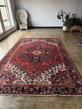 Load image into Gallery viewer, Abtin, vintage Persian Heriz, 7’8 x 11’5
