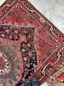 Kambiz, Antique Jozan Persian Sarouk Farahan rug, 3’11 x 6