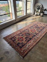 Load image into Gallery viewer, Kamran, antique Persian Ardabil runner, 4’7-10’4
