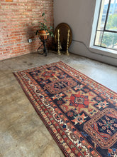 Load image into Gallery viewer, Kamran, antique Persian Ardabil runner, 4’7-10’4
