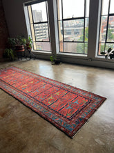 Load image into Gallery viewer, Zari, antique Persian Malayer runner, circa 1920s, 3’10 x 12’8
