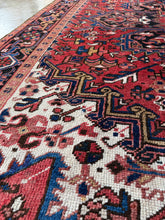 Load image into Gallery viewer, Abtin, vintage Persian Heriz, 7’8 x 11’5
