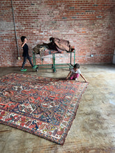 Load image into Gallery viewer, Jabari, Antique Persian Shiraz tribal rug, 7’5 x 9’8
