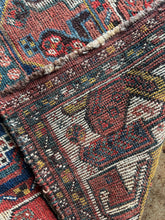 Load image into Gallery viewer, Jabari, Antique Persian Shiraz tribal rug, 7’5 x 9’8
