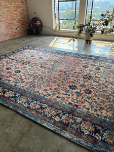 Amalia, antique Persian Lilian 9’1 x 12’7