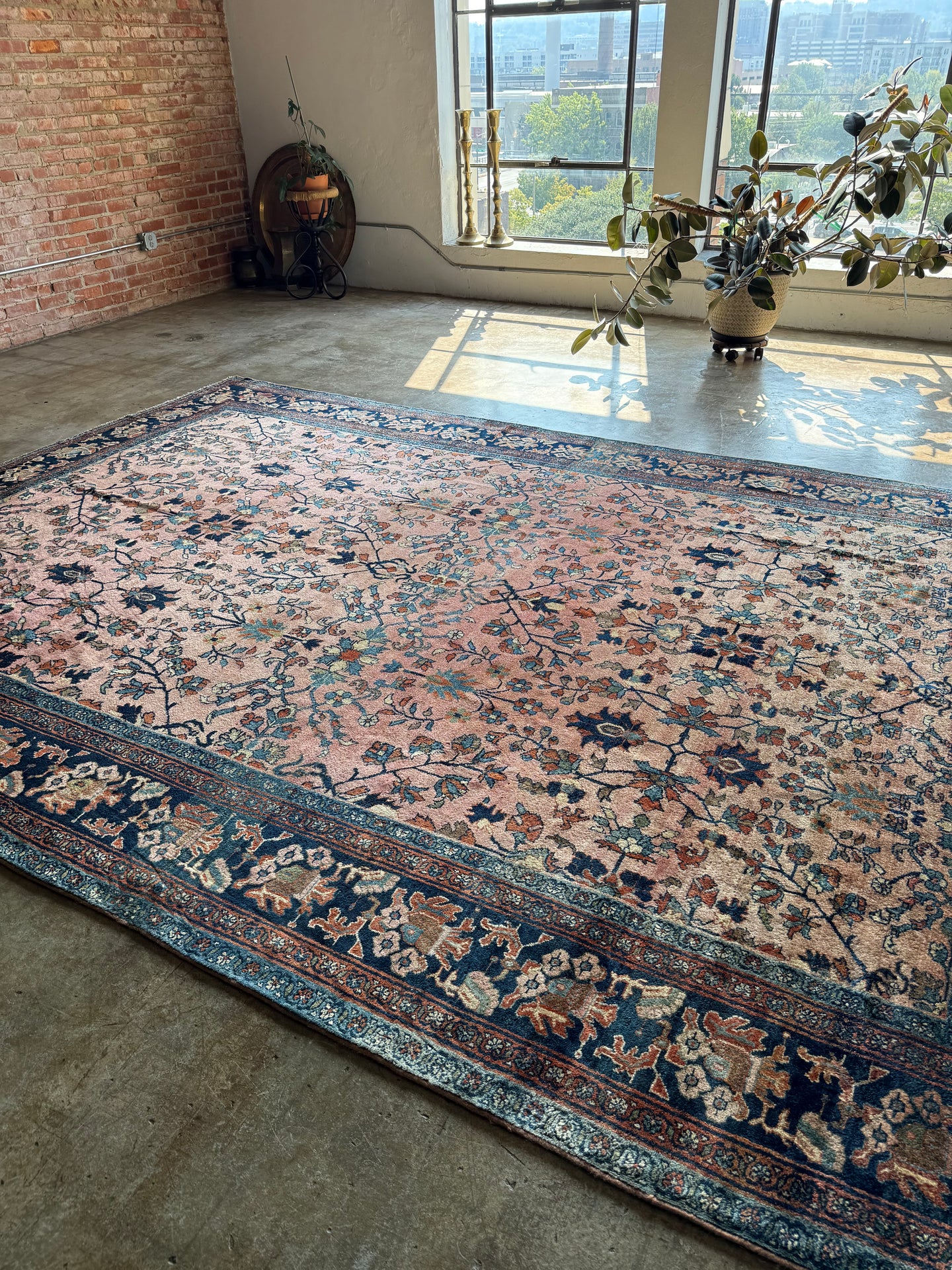 Amalia, antique Persian Lilian 9’1 x 12’7