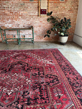 Load image into Gallery viewer, Roya, vintage Persian Heriz, 9’ 11’5 x 13’
