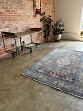 Load image into Gallery viewer, Ruhi, vintage Kashmir scatter rug, 4’6 x 7’6
