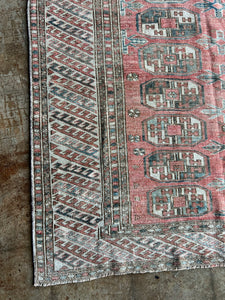 Aazar, vintage Afghan rug, 6 x 8’3