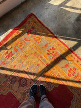 Load image into Gallery viewer, Amira, Antique Turkish Oushak, circa late 1800s, 9&#39;8 x 14&#39;5
