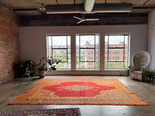 Load image into Gallery viewer, Amira, Antique Turkish Oushak, circa late 1800s, 9&#39;8 x 14&#39;5
