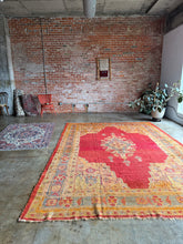 Load image into Gallery viewer, Amira, Antique Turkish Oushak, circa late 1800s, 9&#39;8 x 14&#39;5
