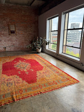 Load image into Gallery viewer, Amira, Antique Turkish Oushak, circa late 1800s, 9&#39;8 x 14&#39;5
