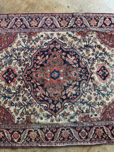 Farrah, Farahan Sarouk, circa 1900, 4'6 x 6'11