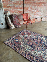 Load image into Gallery viewer, Farrah, Farahan Sarouk, circa 1900, 4&#39;6 x 6&#39;11

