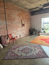 Load image into Gallery viewer, Farrah, Farahan Sarouk, circa 1900, 4&#39;6 x 6&#39;11
