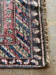 Aram, Antique Shirvan tribal rug, 3'4 x 5'4