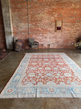 Load image into Gallery viewer, Aleni, Antique Persian Lilian rug, 8&#39;2 x 11&#39;8
